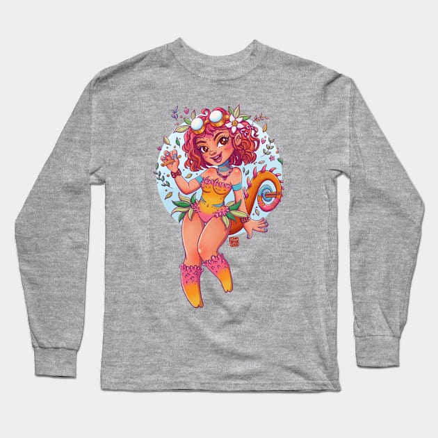 Cammy cameleon Long Sleeve T-Shirt by Miikoluna